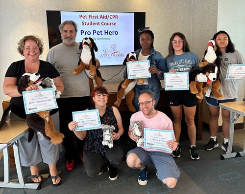 KC pet first aid class.