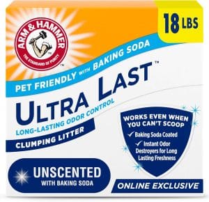 ARM & Hammer Ultra Last Clumping Cat Litter Unscented.